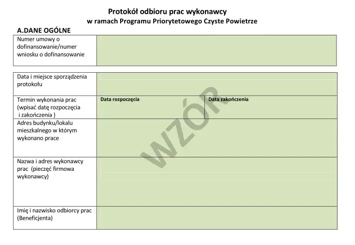 Protokół odbioru Czyste Powietrze: 5 błędów, które blokują dotacje